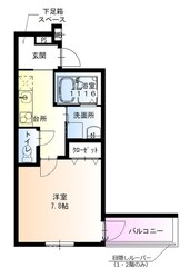 八戸ノ里駅 徒歩12分 1階の物件間取画像